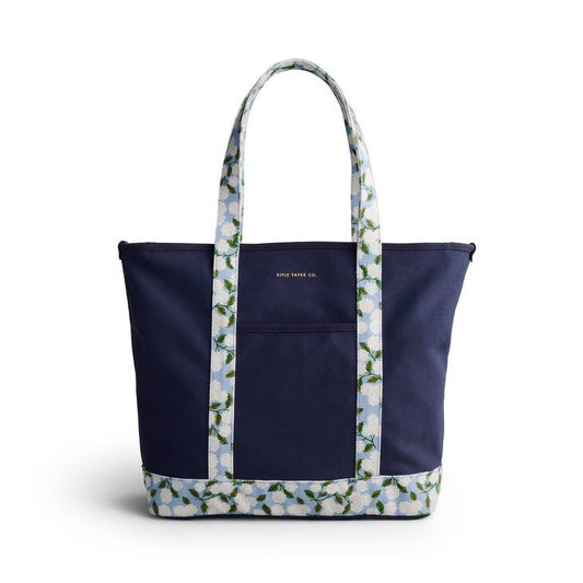 Rifle Paper Co Canvas Carry All - Hydrangea