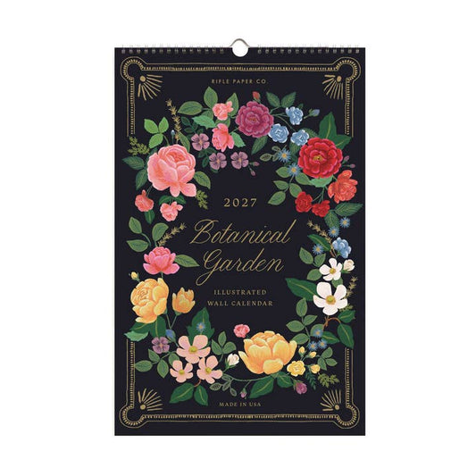Rifle Paper Co 2027 Wall Calendar - Botanical Garden