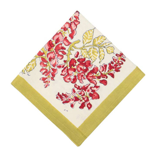 Napkin Set - Wisteria Pink/Green