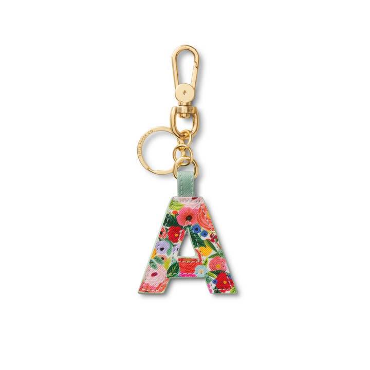 Rifle Paper Co Monogram Key Ring - Garden Party