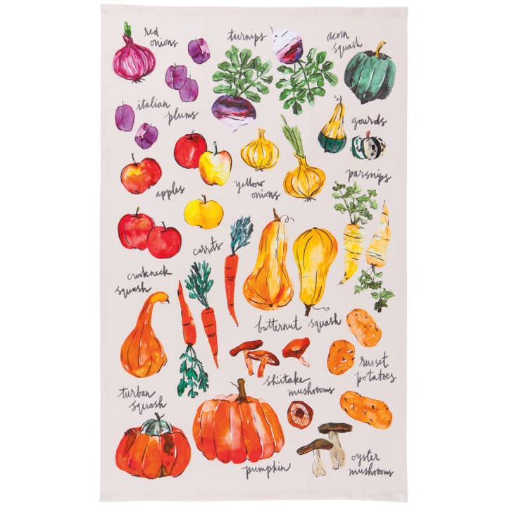 Veggie Stand Tea Towel