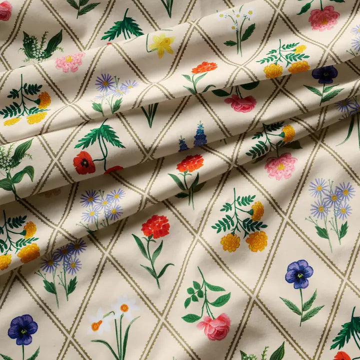 Rifle Paper Co Cotton Tablecloth - Garden Study