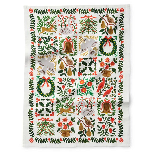 Rifle Paper Co Tea Towel - Christmastide