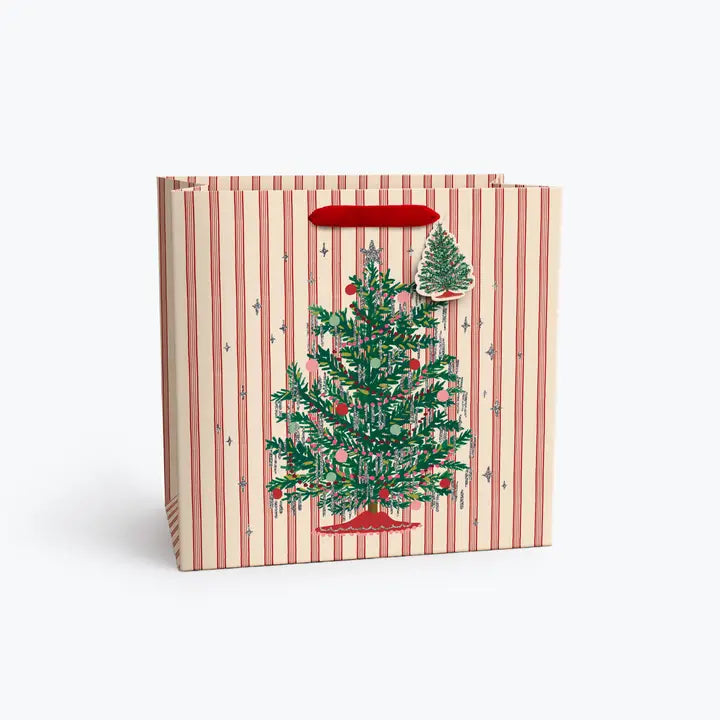 Rifle Paper Co Large Gift Bag - Tinsel Tree