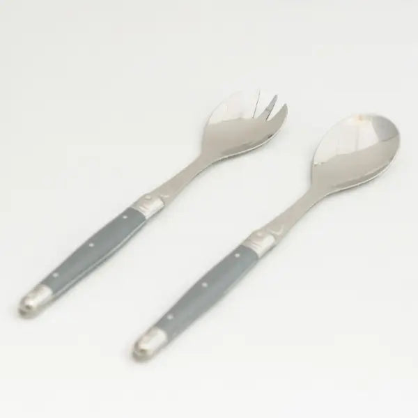 Jean Dubost Salad Serving Set - Gray
