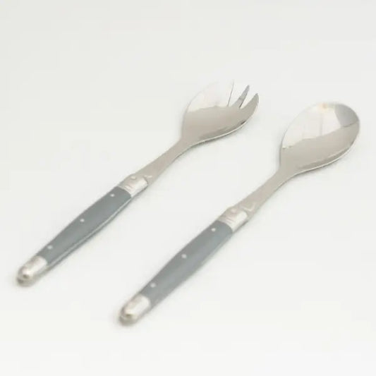 Jean Dubost Salad Serving Set - Gray