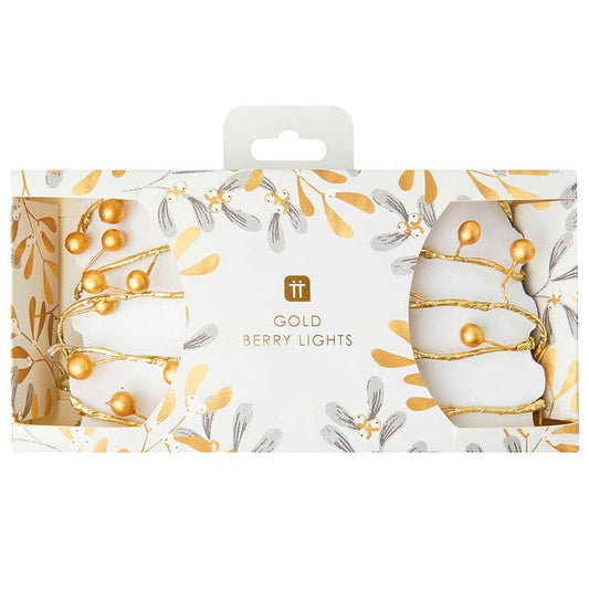 String Lights - Gold Berry