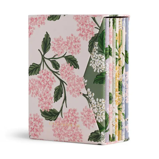 Rifle Paper Co Pocket Notebook Boxed Set - Hydrangea