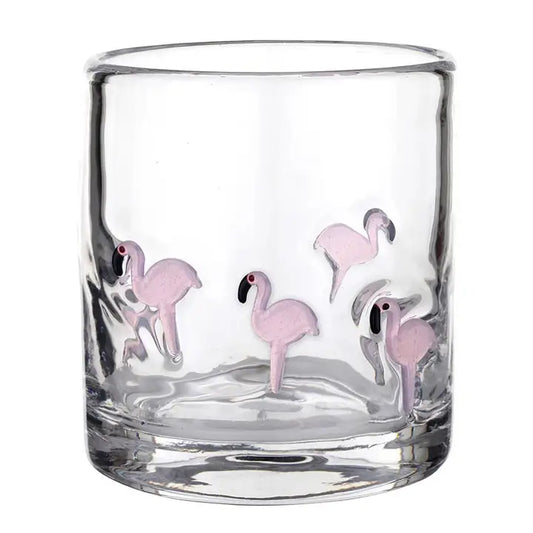 Icon Glass - Pink Flamingo