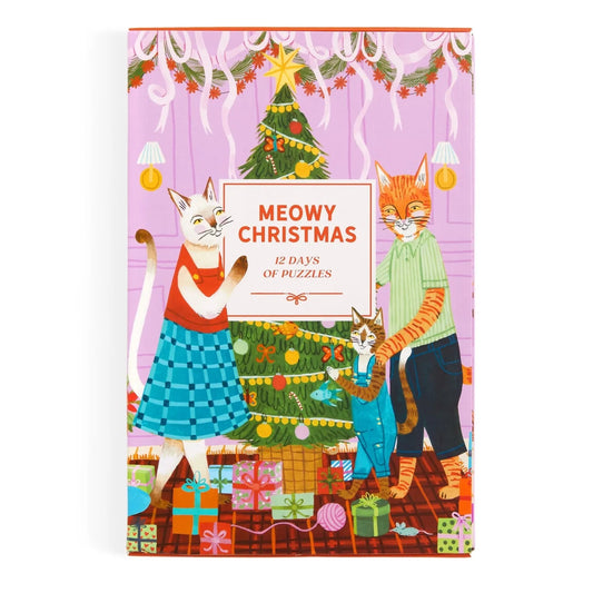 Meowy Christmas 12 Days of Puzzles 500 Piece Countdown