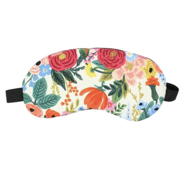 Eye Mask - Cream Floral