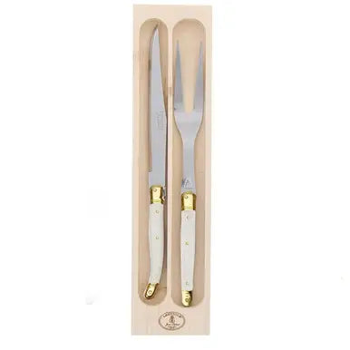 Jean Dubost Carving Set - Ivory