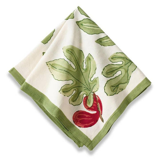 Napkin Set - Fig Red/Green