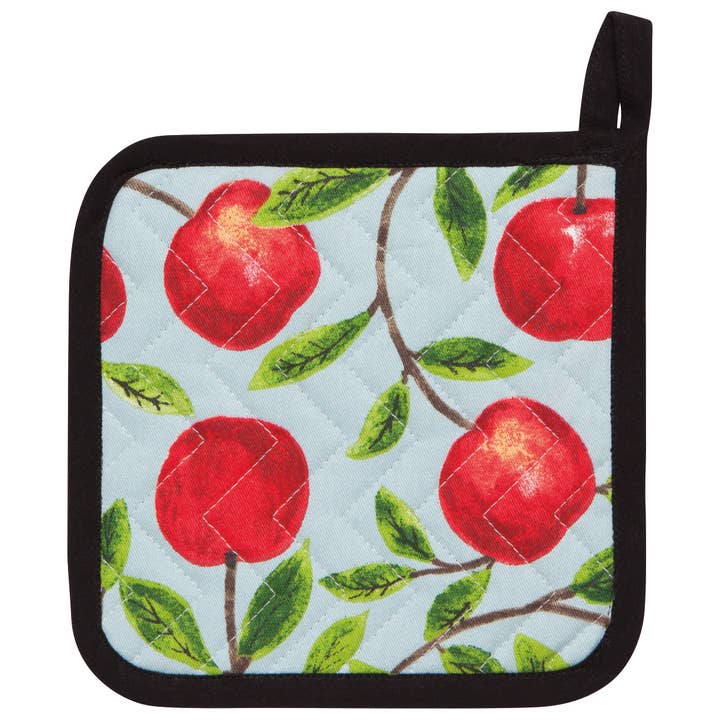 Pot Holder Oven Mitt Set - Orchard