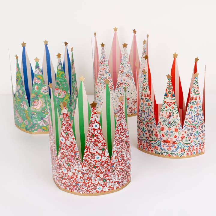 Meri Meri X Liberty Festive Party Crowns