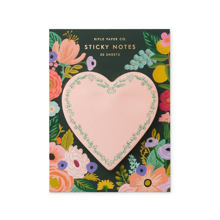 Rifle Paper Co Sticky Notes - Heart