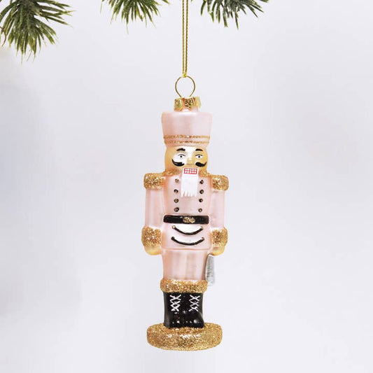 Nutcracker Ornament - Pink