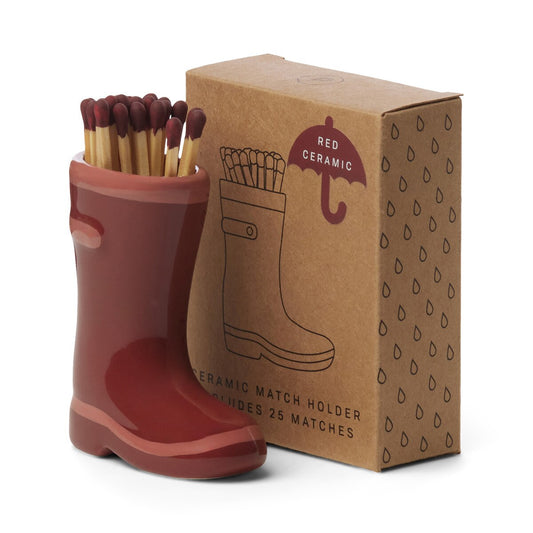 Wellington Boot Matches - Dark Red