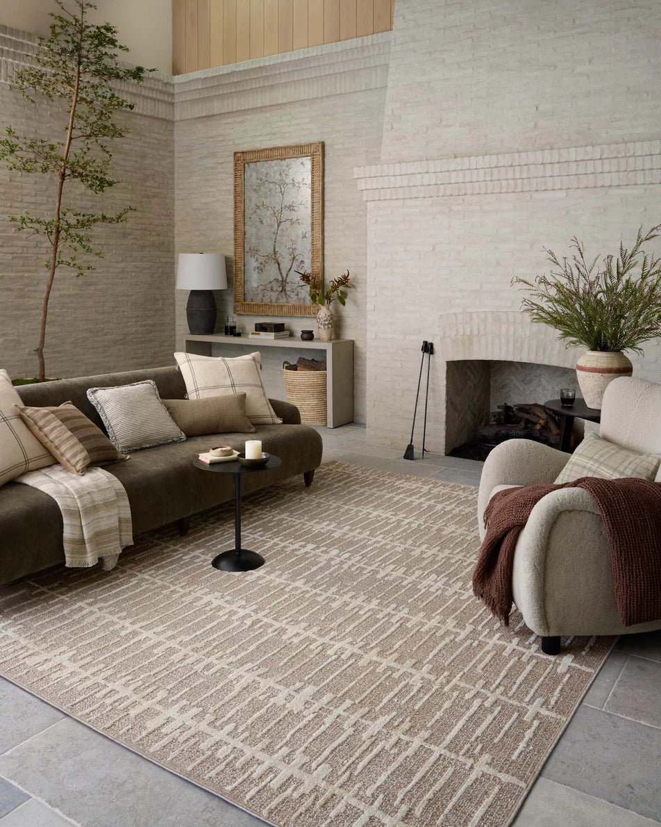 Amber Lewis x Loloi Bexley Rug - Taupe/Natural