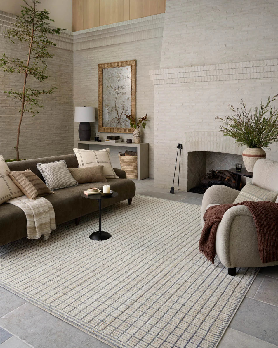 Amber Lewis x Loloi Bexley Rug - Slate/Natural