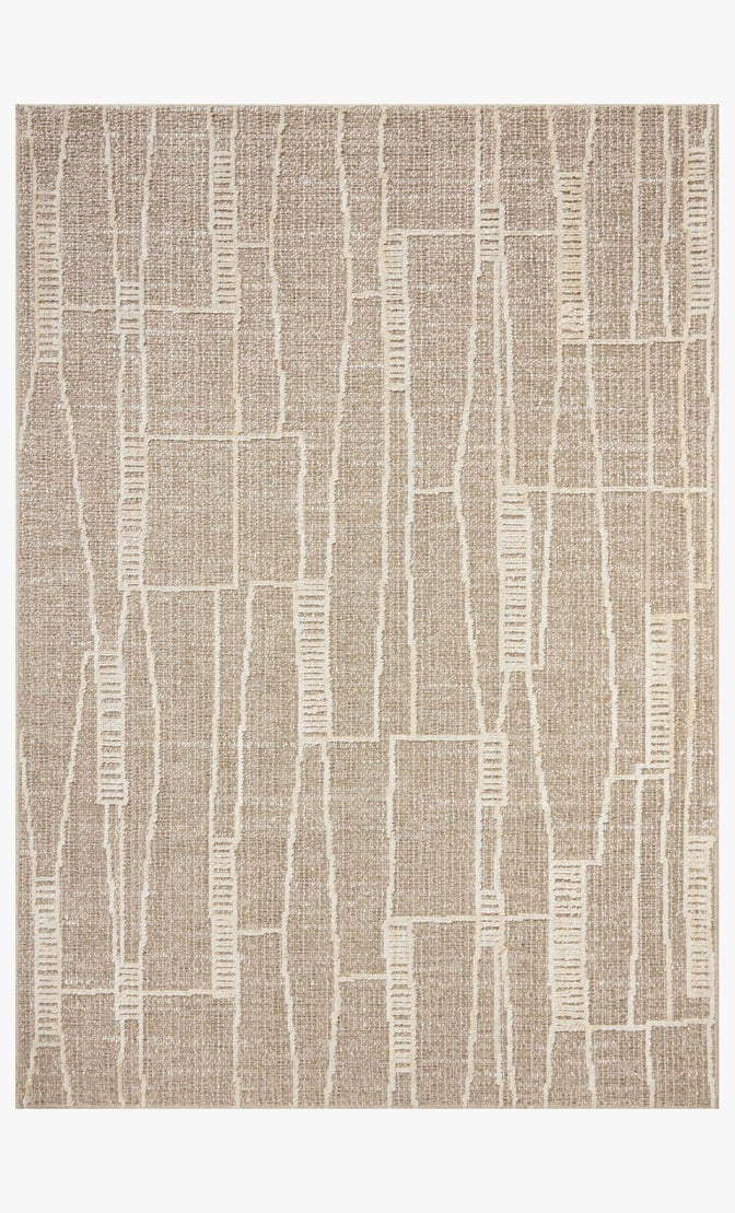 Amber Lewis x Loloi Bexley Rug - Mushroom/Natural