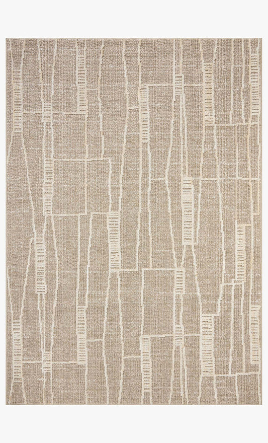 Amber Lewis x Loloi Bexley Rug - Mushroom/Natural