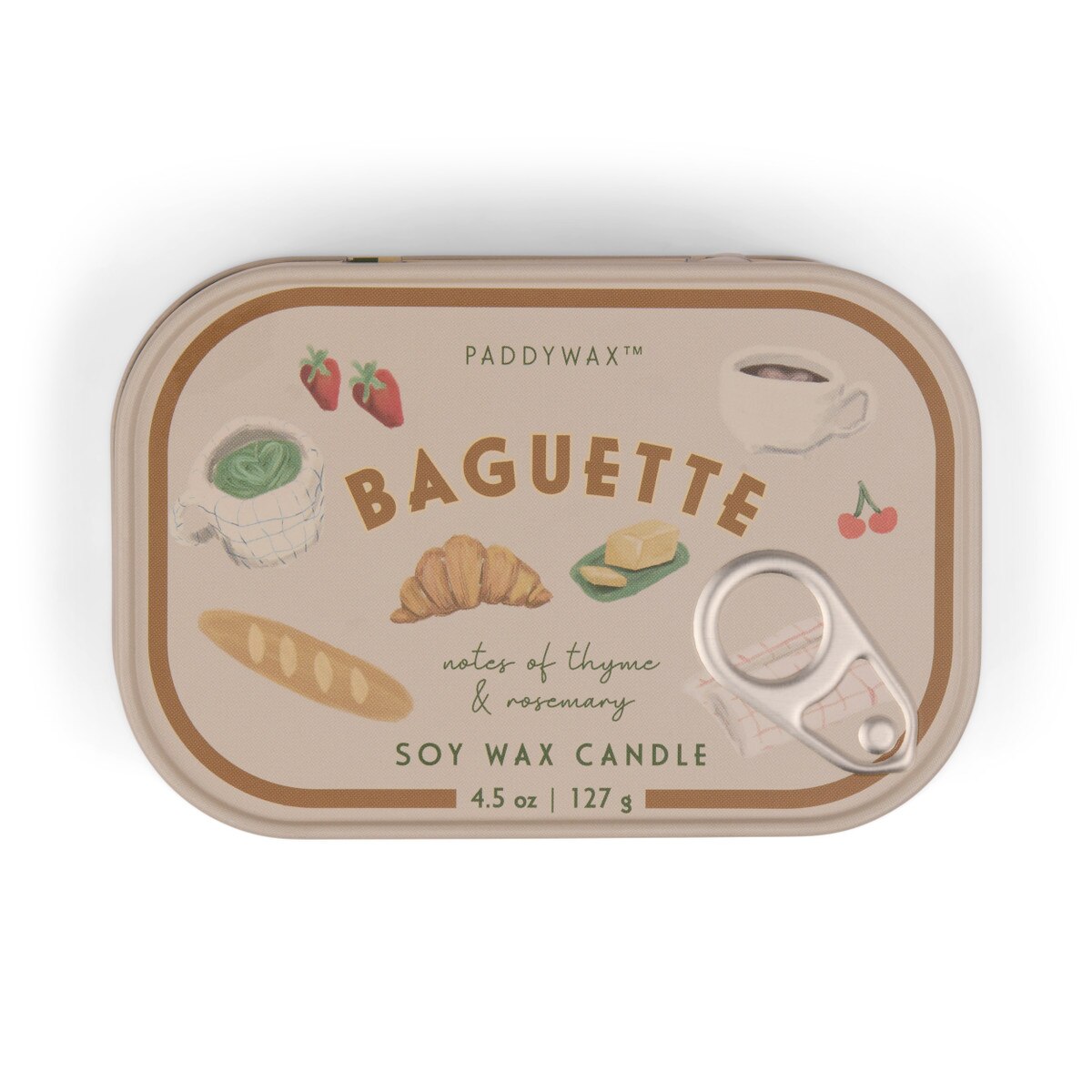 Bistro 4.5 oz Tin Candle - Baguette