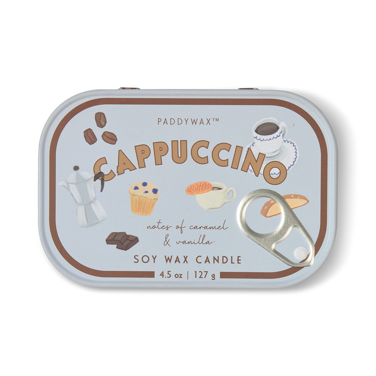 Bistro 4.5 oz Tin Candle - Cappuccino