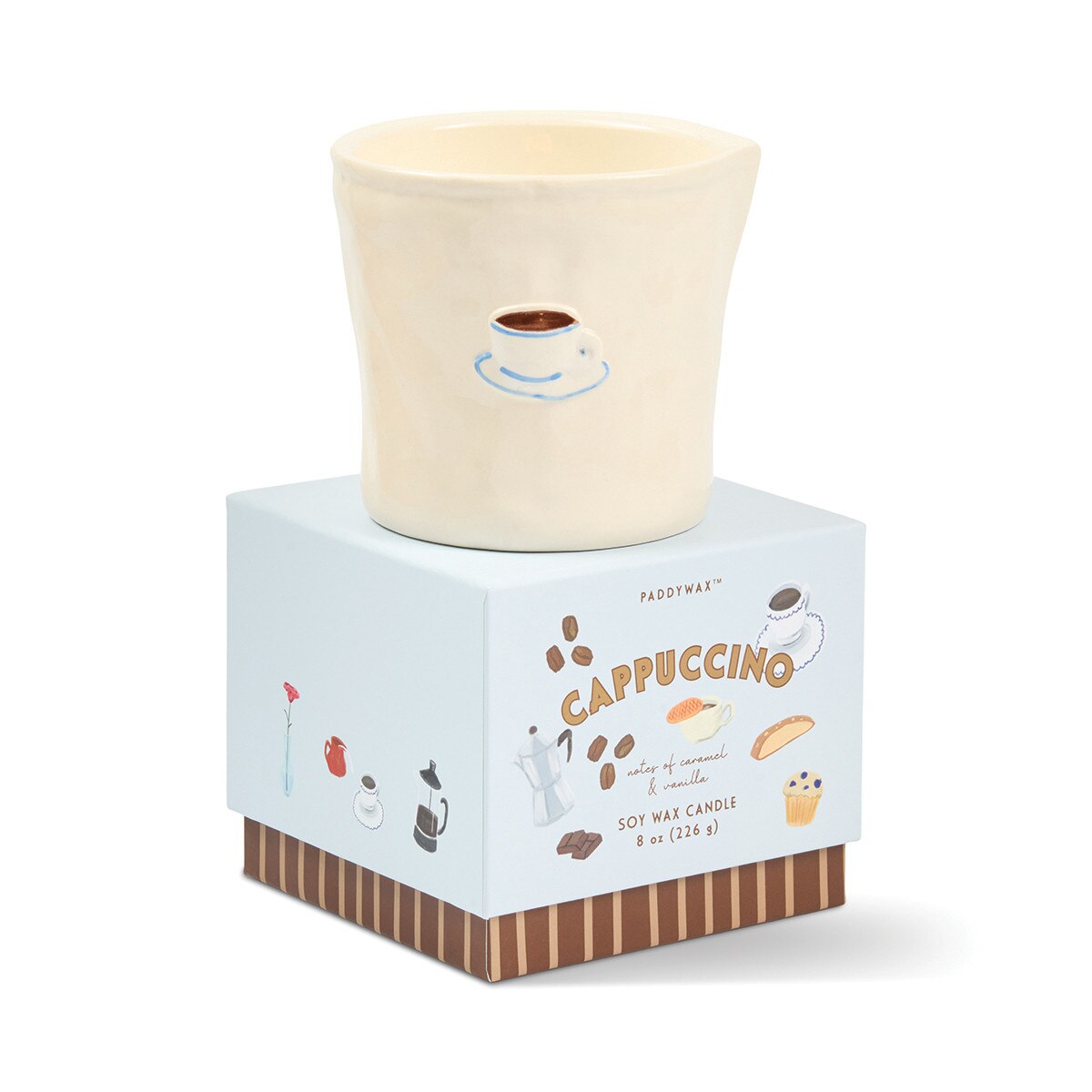 Bistro Candle 8 oz - Cappuccino