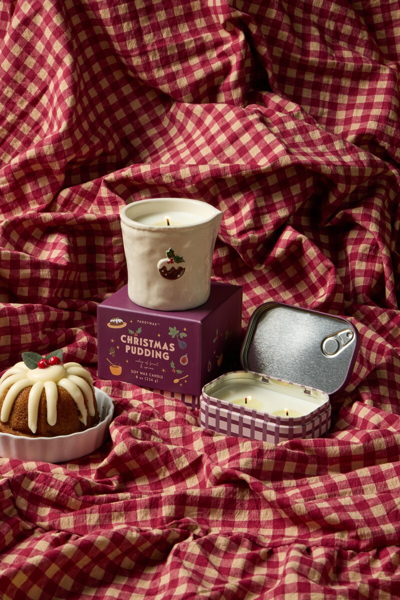 Bistro Candle 8 oz - Christmas Pudding