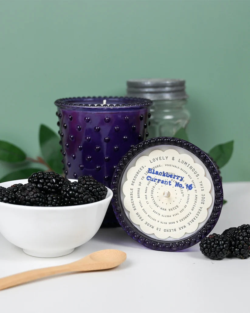 Simpatico Hobnail Candle - Blackberry Currant