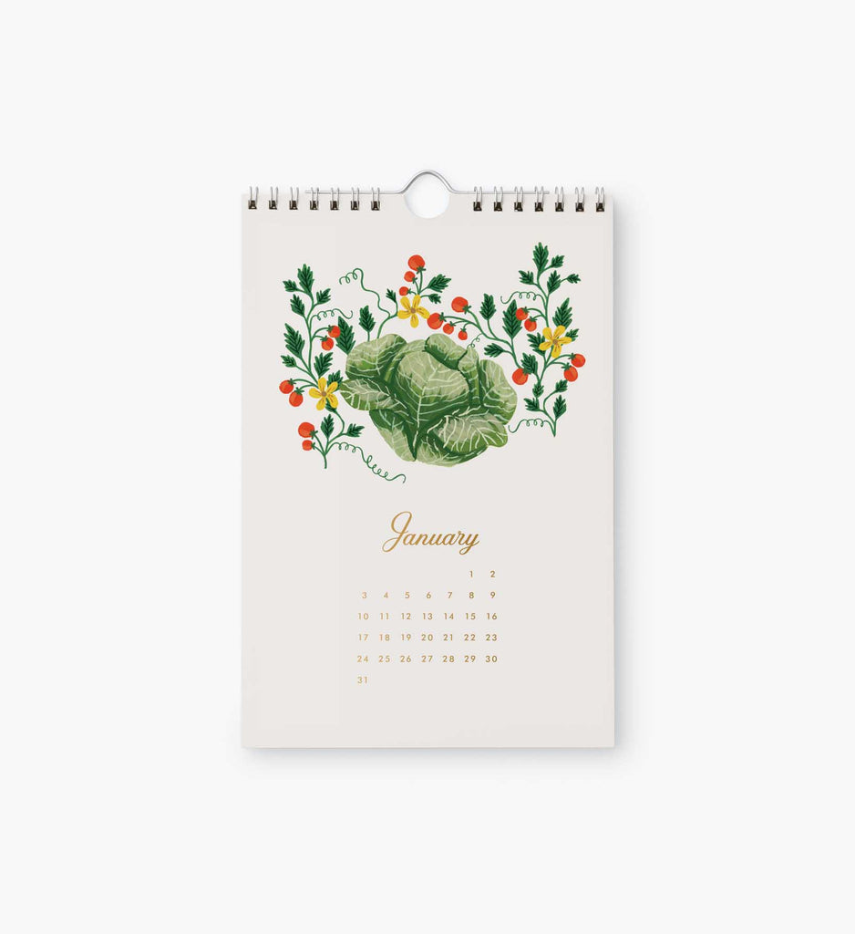 Rifle Paper Co 2027 Kitchen Calendar - Garden Study