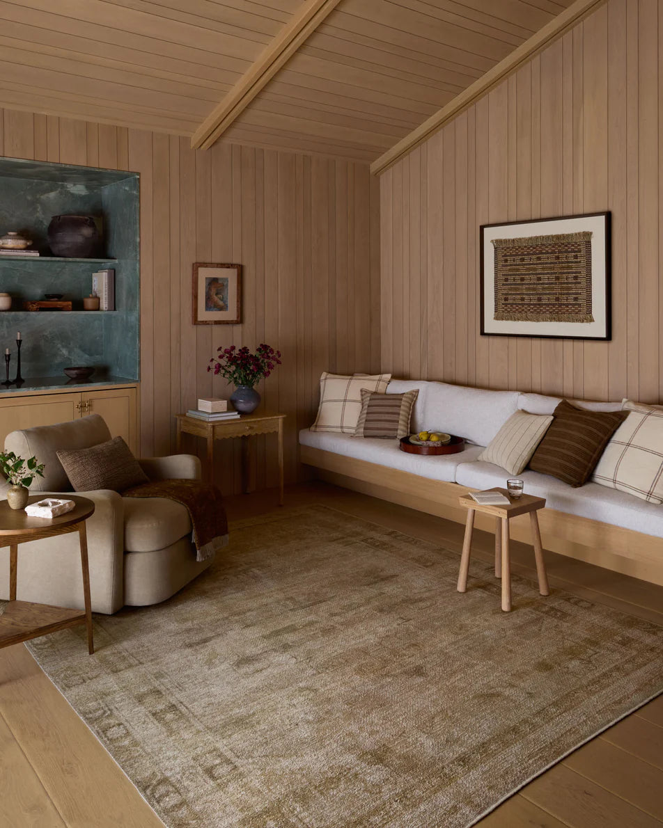 Amber Lewis x Loloi Cambria Rug - Natural Jade