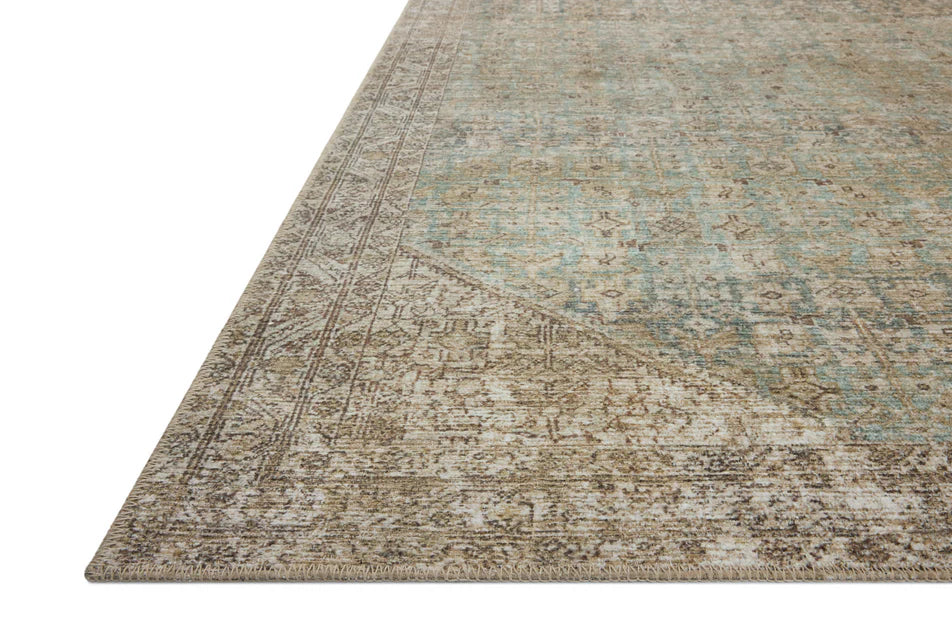 Amber Lewis x Loloi Cambria Rug - Aqua Natural