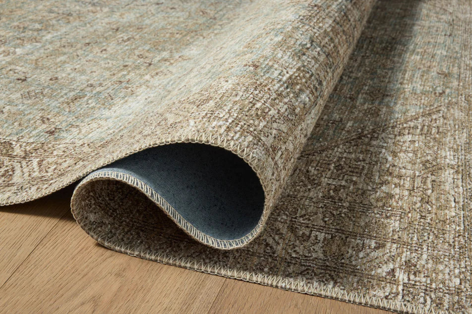 Amber Lewis x Loloi Cambria Rug - Aqua Natural