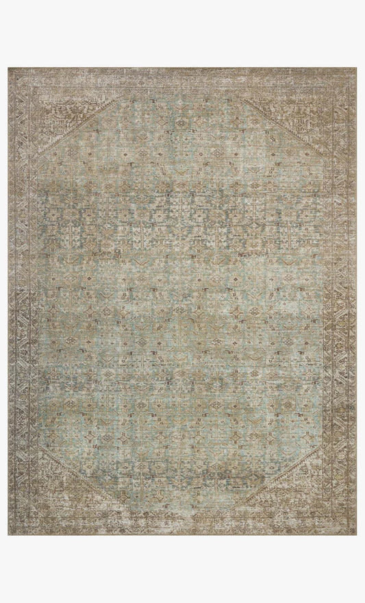 Amber Lewis x Loloi Cambria Rug - Aqua Natural
