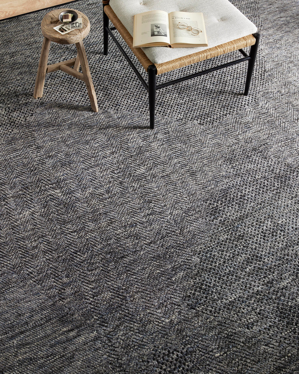 Amber Lewis x Loloi Collins Rug - Charcoal Denim