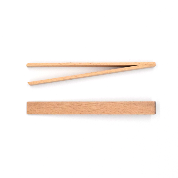 Wooden Tongs - 6.5"