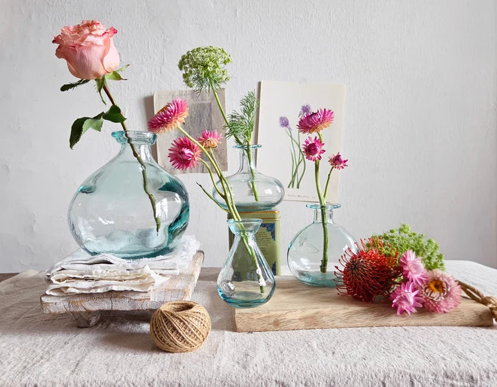Dewdrop Bud Vase - Mint Tourmaline