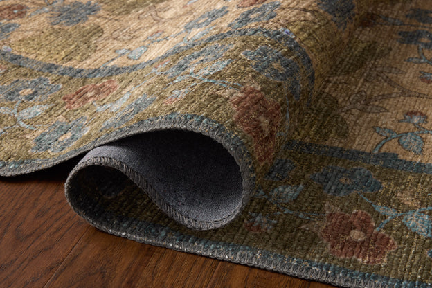 Rifle Paper Co x Loloi Edinburgh Maple Rug - Tan & Olive