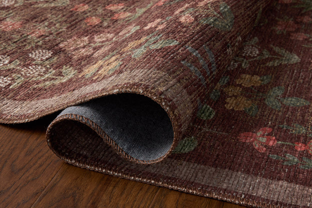 Rifle Paper Co x Loloi Edinburgh Campbell Rug - Merlot