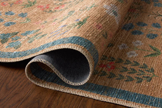 Rifle Paper Co x Loloi Edinburgh Campbell Rug - Wheat