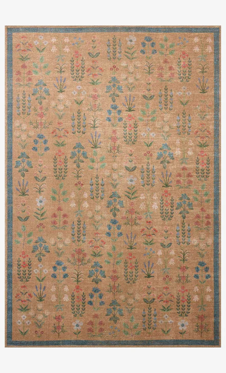 Rifle Paper Co x Loloi Edinburgh Campbell Rug - Wheat