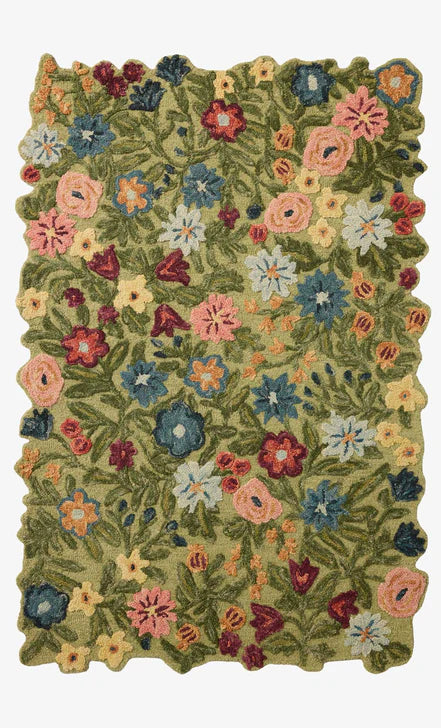 Rifle Paper Co x Loloi Edith Rug - Green