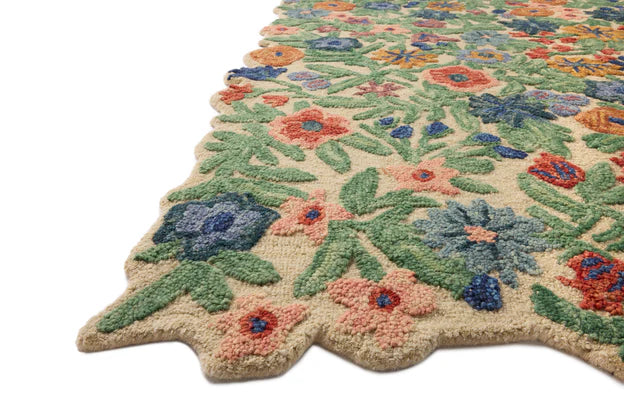 Rifle Paper Co x Loloi Edith Rug - Ivory