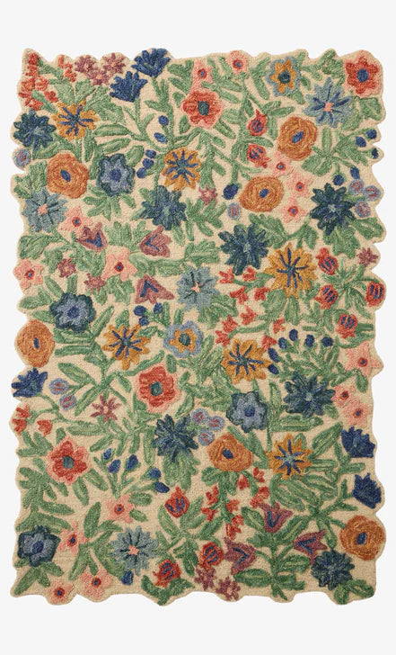 Rifle Paper Co x Loloi Edith Rug - Ivory