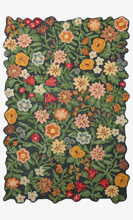 Rifle Paper Co x Loloi Edith Rug - Navy