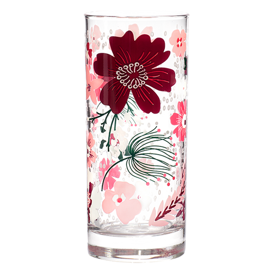 Pink Garden - Highball Glass
