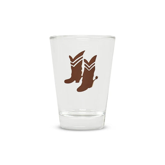 Cowboy Boots Shot Glass