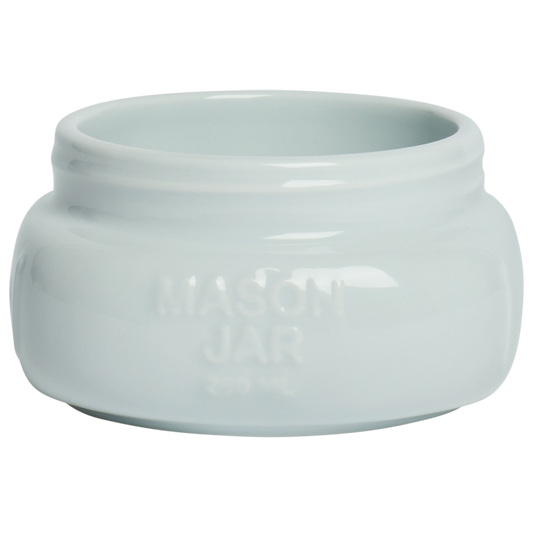 Farmers Market - Short/Wide Mason Jar - Sky Blue